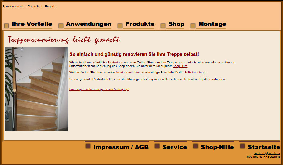 Erste Homepage